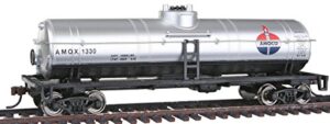 walthers trainline 40' tank car with metal wheels ready to run - amoco oil