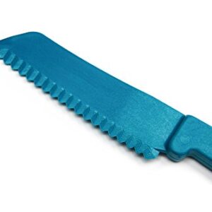 Fox Run Bakeware Buddy Knife, food grade safe plastic kitchen knife,1 x 8 x 0.5, Blue, 4-Inch Blade