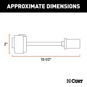 CURT 57300 8-Prong to USCAR Wiring Harness Adapter, Select Chrysler, Dodge, Freightliner, Jeep, Mitsubishi