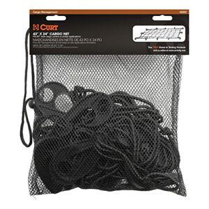 CURT 18202 43 x 24-Inch Elastic Cargo Net with Hooks for Hitch Carrier