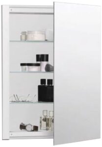 robern rc2026d4fp1 r3-series plain mirror medicine cabinet