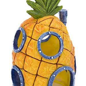 Penn-Plax Spongebob Squarepants Officially Licensed Aquarium Ornament – Spongebob’s Pineapple House – Large