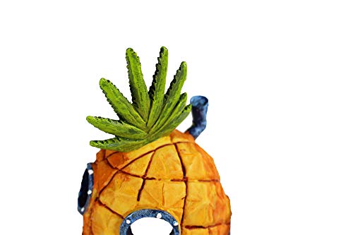 Penn-Plax Spongebob Squarepants Officially Licensed Aquarium Ornament – Spongebob’s Pineapple House – Large