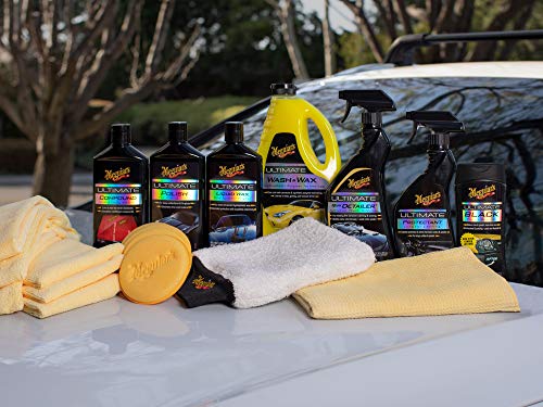 Meguiar's Ultimate Car Care Kit – Premium Detailing Kit For Your Car – G55048