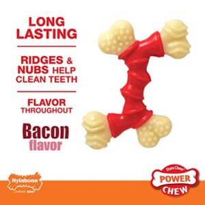 Nylabone Power Chew Double Bone Long Lasting Chew Toy for Dogs Medium - Up to 30 lbs.