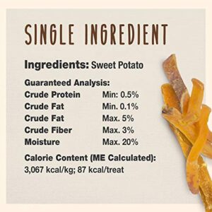 Cadet Gourmet Sweet Potato Fries Dog Treats - Healthy & Natural Sweet Potato Dog Training Treats for Small & Large Dogs - Inspected & Tested in USA (1 lb.)