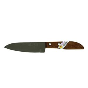 kiwi 4" sharp pairing knife, with wood handle # 503