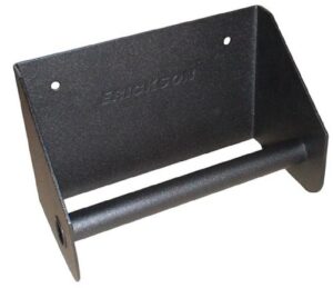 erickson 58000 6" tie-down strap metal wall-mountable hanger,powder coated black
