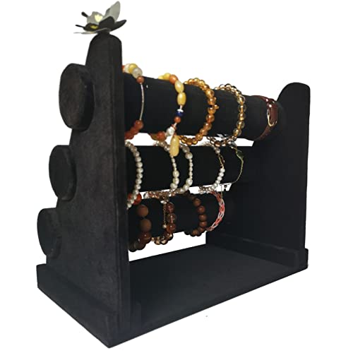 irtree Jewelry Bracelet Necklace Rack Display Holder Imitation Leather