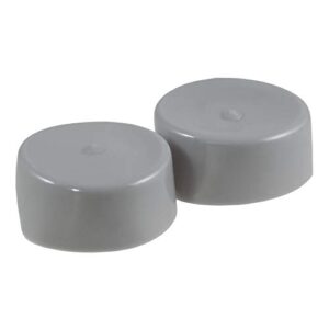 curt 23198 1.98-inch trailer wheel bearing protector dust covers, 2-pack