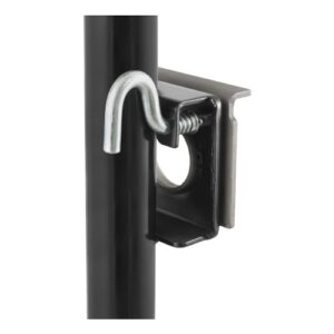 CURT 28304 Weld-On Bracket-Style Swivel Trailer Jack, 2,000 lbs. 15-1/4 Inches Vertical Travel