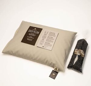 sachi organics japanese size buckwheat hull pillow
