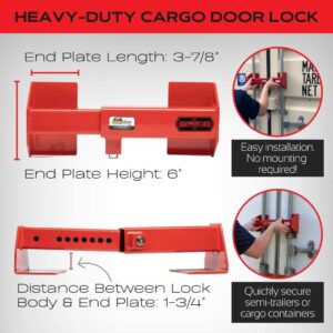 Equipment Lock HDCDL Steel Heavy Duty Cargo Door Lock