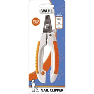 WAHL Pet Nail Clipper for Cutting Dog, Cat, & Animal Claws with Razor Sharp Stainless Steel Blades & Protective Safety Guard Locks for Safe Claw Care – Model 858448