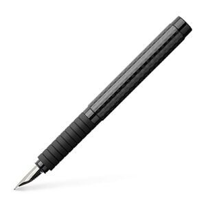 faber-castell carbon basic black fountain pen with extra-fine nib