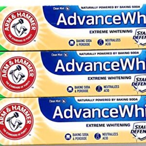 Arm And Hammer Advance White Tube, 3 Count