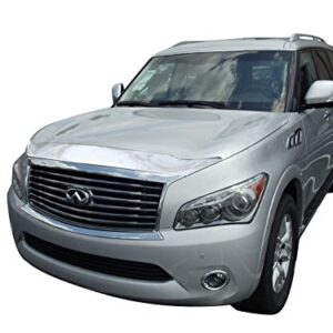 Auto Ventshade [AVS] Aeroskin Hood Protector | 2011 - 2013 Infiniti QX56, Low Profile/Flush - Chrome | 622040