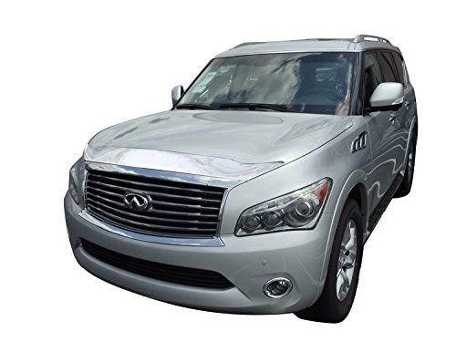 Auto Ventshade [AVS] Aeroskin Hood Protector | 2011 - 2013 Infiniti QX56, Low Profile/Flush - Chrome | 622040