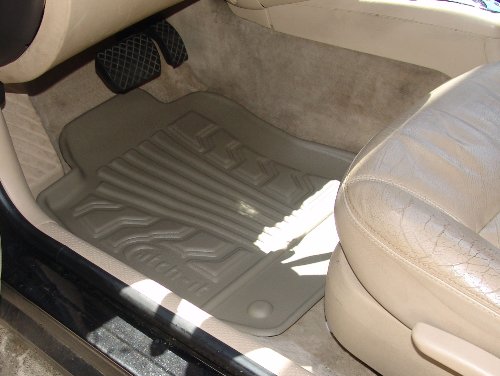 Lund 283096-T Catch-It Vinyl Tan Front Seat Floor Mat - Set of 2