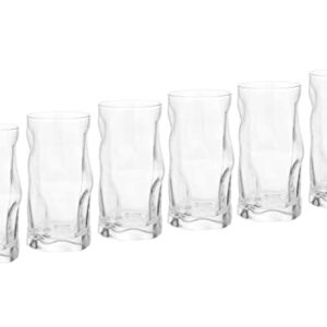 Bormioli Rocco Sorgente 15.5 oz. Cooler Glasses, Set of 6,