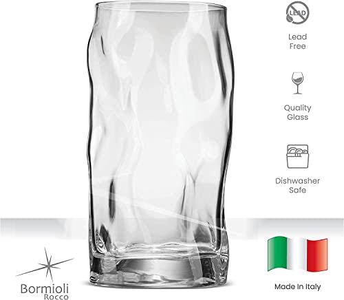 Bormioli Rocco Sorgente 15.5 oz. Cooler Glasses, Set of 6,