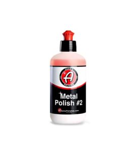 adam's metal polish #2 - part two of our two step metal polishing system that adds the finishing touch to metal, steel & chrome surfaces