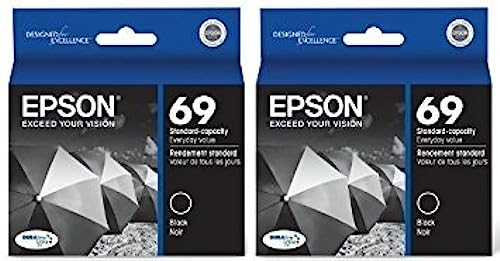 Epson 69 Black Twin Pack Ink Cartridges