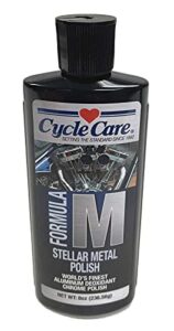 cycle care formulas formula m aluminum/chrome polish - 8oz. 55008