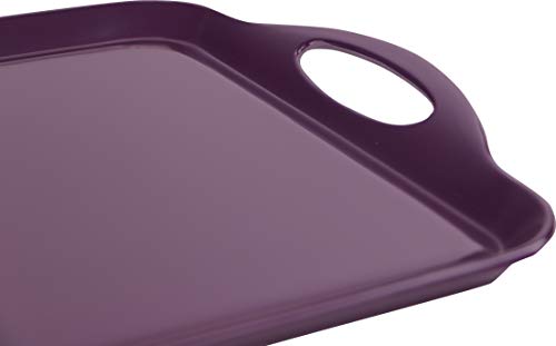 Calypso Basics by Reston Lloyd Melamine Rectangular Tray, Plum