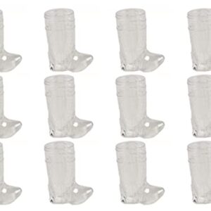 Fun Express Fun Express Plastic Mini Boot Glasses, Bachelorette Party, Cowbow and Cowgirl Birthday Supplies, 12 Pieces