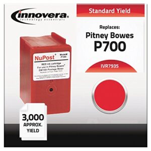 innovera ivr7935 compatible 793-5 postage meter ink, red