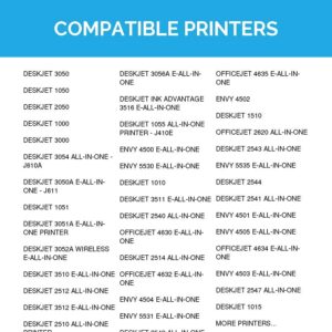 LD Products Remanufactured Ink Cartridge Replacements for HP 61XL CH563WN High Yield (Black, 2-Pack)