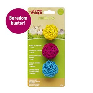 Living World Nibblers, Willow Chews, Balls