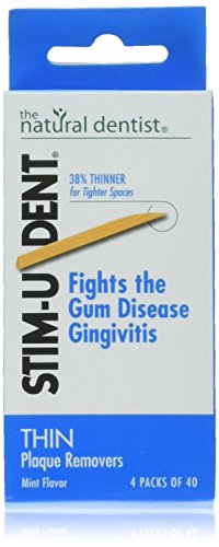Stim-U-Dent Plaque Removers Thin Mint 160 Each (Pack of 2)