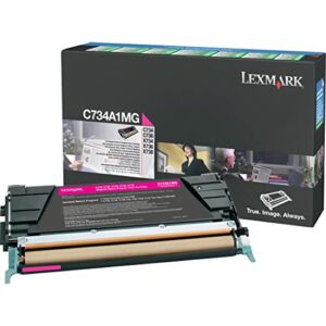 lexmark c734a1mg magenta toner cartridge