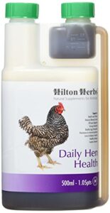 hilton herbs daily hen health herbal health supplement for poultry & birds, 1.05 pt ( 500ml) bottle