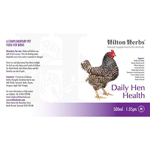 Hilton Herbs 26052 Daily Hen Health Bird Food Formula, 2.1 Pint