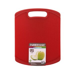 Farberware Nonslip Cutting Board 8-Inch-by-10-Inch, Red