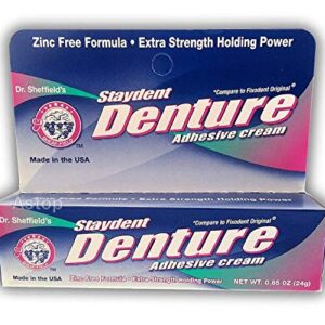 Dr Sheffield's STAYDENT, extra strength Denture Adhesive Cream, 0.85 oz