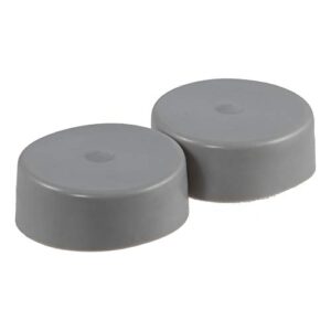 curt 23244 2.44-inch trailer wheel bearing protector dust covers, 2-pack