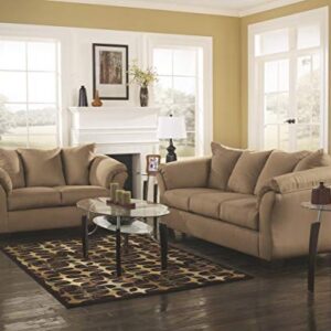 Signature Design by Ashley Darcy Casual Plush Loveseat, Brown