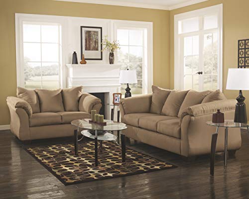 Signature Design by Ashley Darcy Casual Plush Loveseat, Brown