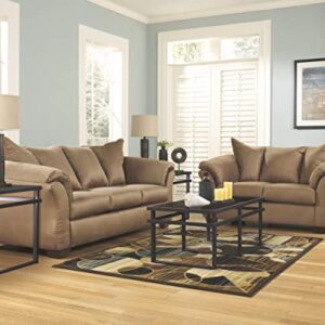 Signature Design by Ashley Darcy Casual Plush Loveseat, Brown