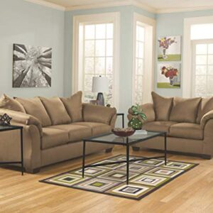 Signature Design by Ashley Darcy Casual Plush Loveseat, Brown