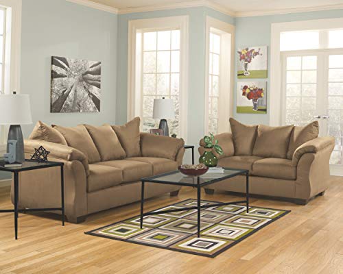 Signature Design by Ashley Darcy Casual Plush Loveseat, Brown