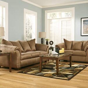 Signature Design by Ashley Darcy Casual Plush Loveseat, Brown