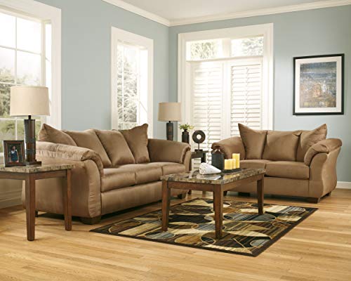 Signature Design by Ashley Darcy Casual Plush Loveseat, Brown