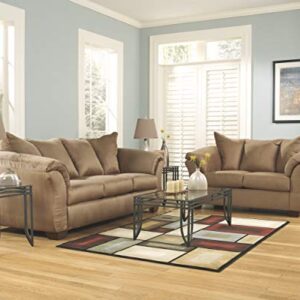 Signature Design by Ashley Darcy Casual Plush Loveseat, Brown