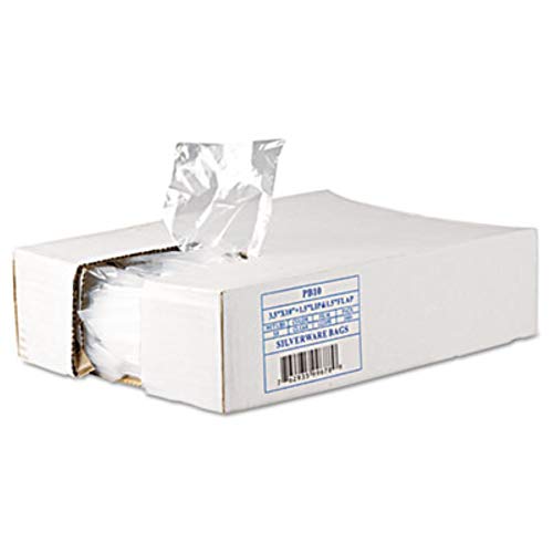 Inteplast Group PB10 Get Reddi Silverware Bags, 3 1/2 x 10 x 1 1/2.7mil, Clear, 2000/Carton