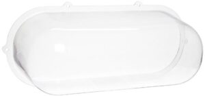 morris products 73091 polycarbonate vandal/environmental shield guard exit and emergency light, 18.7" width, 6.5" depth, used with emergency lights
